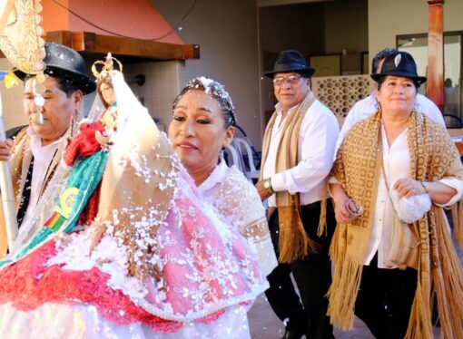 Sergio Cruz y Yolanda Flores, Pasantes 2024 de la Fraternidad Cocani Santa Cruz.