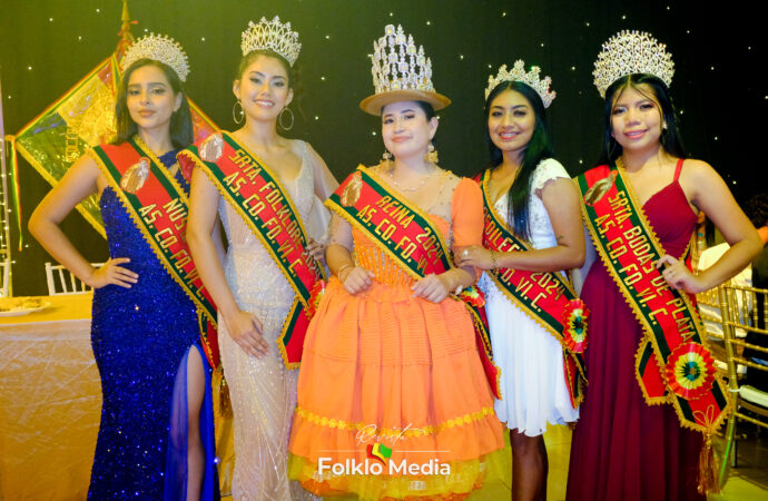 Srta. Yusuel Dominguez. Reina 2024 de la ASCOFOVIC de los Residentes Paceños.